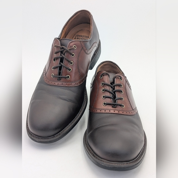 Johnston & Murphy Men\'s Size 9.5M Waterproof XC4® Oxford Shoe Two-Tone Leather main image 10